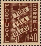 Coat of Arms with Scroll (Tudo pela Nação)