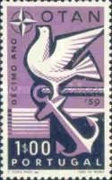 Peace dove on anchor