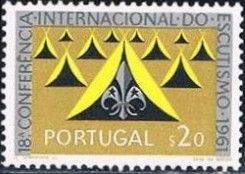 Tents and Scout emblems