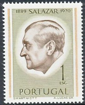 António Salazar - perf 13½