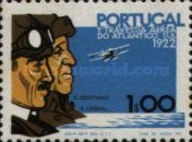 G Coutinho & S. Cabral pilots of 1st Flight - perf 11¾ x 12½