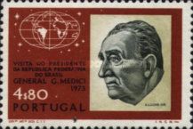 Emilio Garrastazú Médici (1906-85) and globe