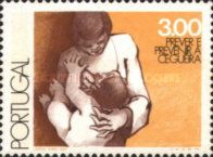Mother examining Child's Eyes