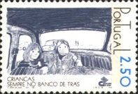 Children in back seat of the car