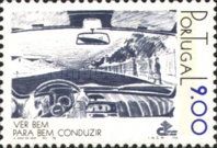 View of road from driver's seat