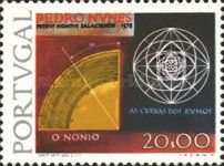 Nonio (navigation instrument) and diagram