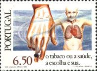 Man with diseased Heart and Lungs, Cigarette