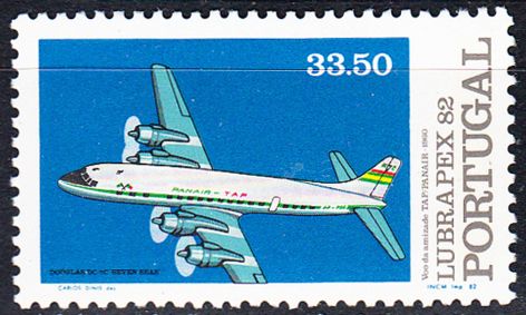 Douglas DC-7C Seven Seas airliner