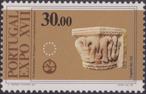 Carved capital, 12th century