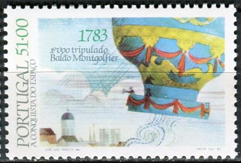Montgolfier balloon,1783