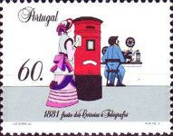 Woman posting letter and telegraph operator