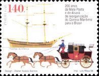 Sailing Ship and Mailcoach
