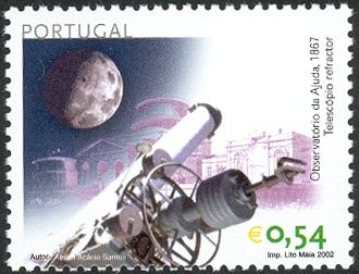 Astronomy - Ajuda Observatory, telescope, moon