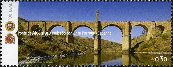 Iberian Bridges - Joint Issue with Spain - Alcântara bridge