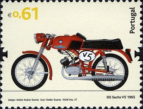 Motorcycles in Portugal - SIS Sachs V5 1965