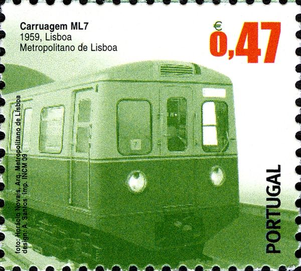 Railbus ML7, Lissabon (1959)