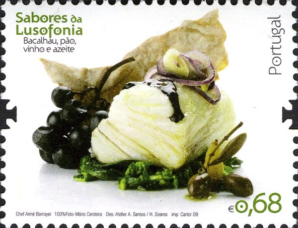 Portugal: Stockfish, bread, grapes and olive oil