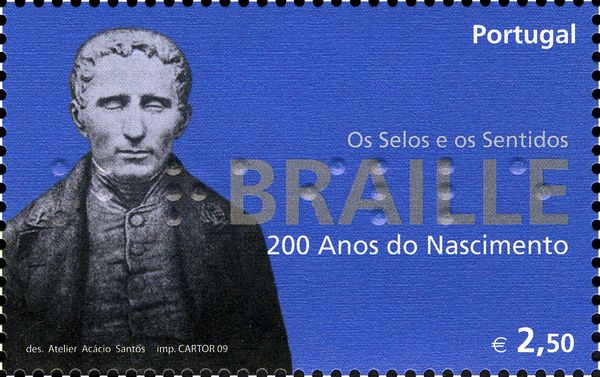 The Stamps and the Senses - Bicentenary of Birth of Louis Br
