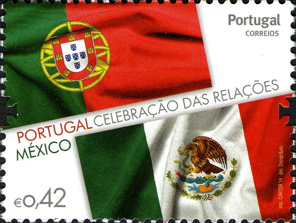 Portuguese and Mexican Flag