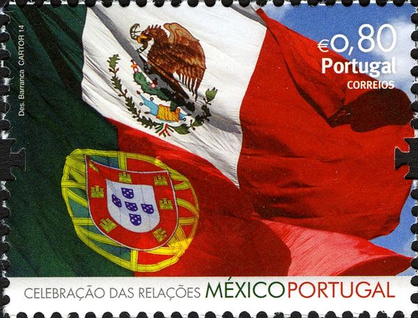 Portuguese and Mexican Flag