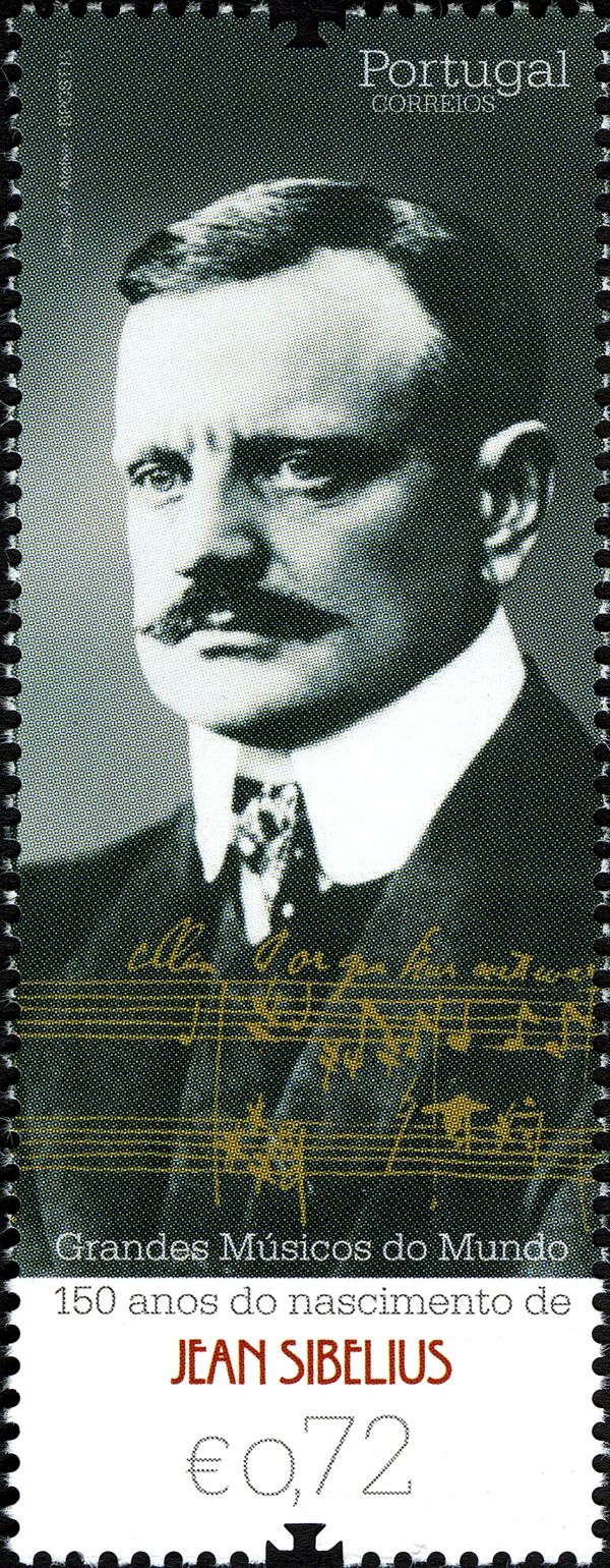 150th anniv of Jean Sibelius' birth