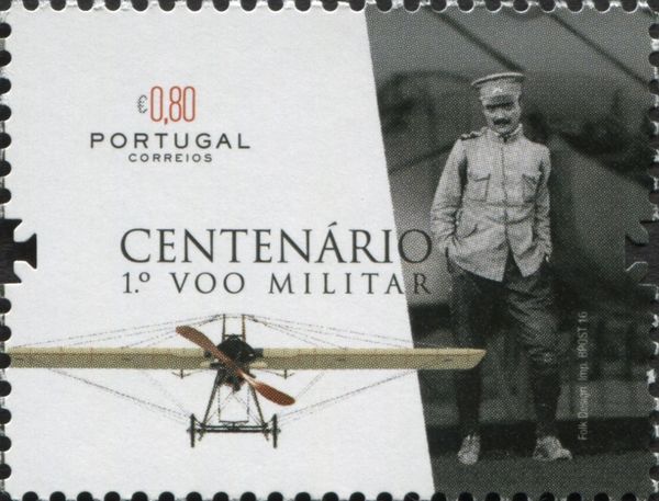 Deperdussin monoplane & Lieutenant Santos Leite