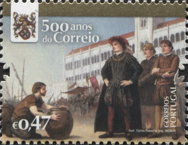 500 years postal services in Portugal