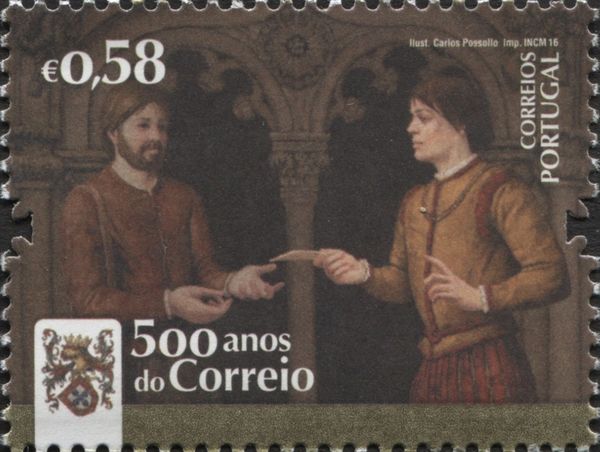 500 years postal services in Portugal