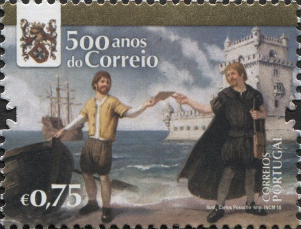 500 years postal services in Portugal