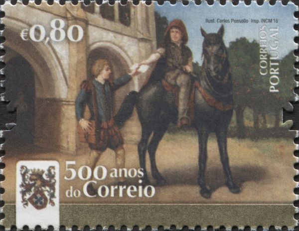 500 years postal services in Portugal