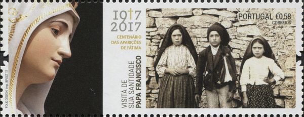 The three shepherds Lúcia, Francisco and Jacinta