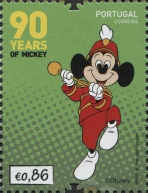 Mickey as Drum-Major