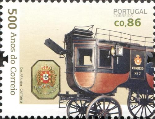 Mail coach, late 19th century