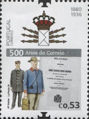 Postal Emblem 1880-1936 and Postmen