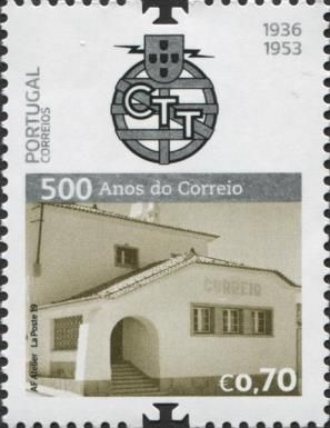 Postal Emblem 1936-1953 and Old Post Office