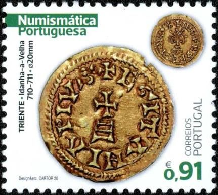Visigothic Tremissis, 710-711 CE