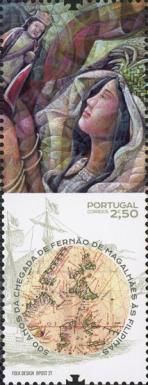 Magellan's Discovery, from the Atlas of Fernão Vaz Dourado