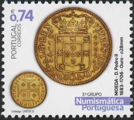 4000 Reis Coin of Pedro II