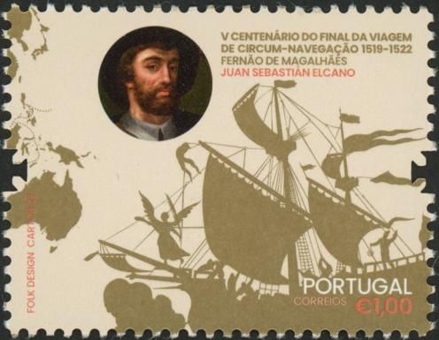 Juan Sebastián Elcano, Map and Ship