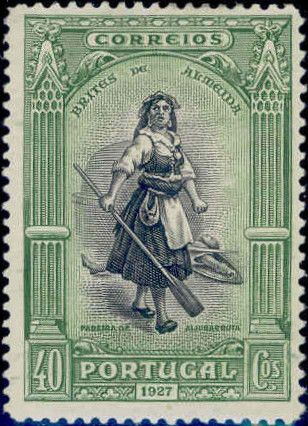 Luis de Camoes with Overprint for Red Cross