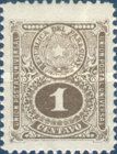 Coat of arms above numeral of value