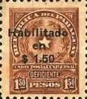 Regular isues of 1910-21 and 1913 surcharged