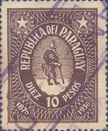 60th Anniversary of 1st Paraguayan Postage Stamp