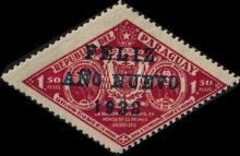 Regular issues of 1930 overprinted in blue or red