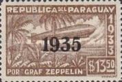 Graf Zeppelin with overprint "1935"