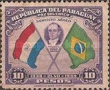 President Vargas; Flags of Paraguay and Brazil