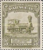 The first railroad locomotive of Paraguay