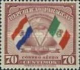 Flags of Paraguay and Mexico