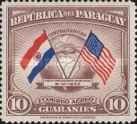 Flags of Paraguay and United states