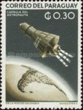 Mercury during landing, globe with the southern tip of South